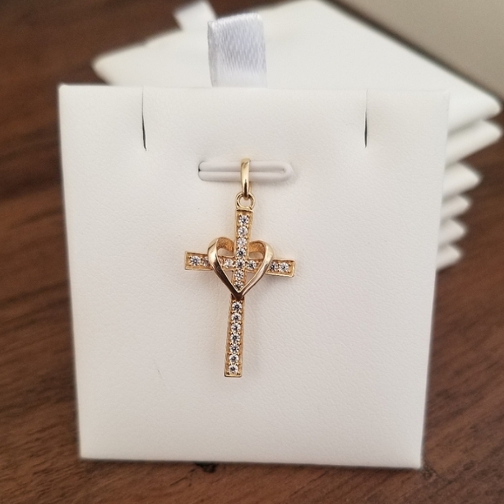 10K Gold Cross Pendant